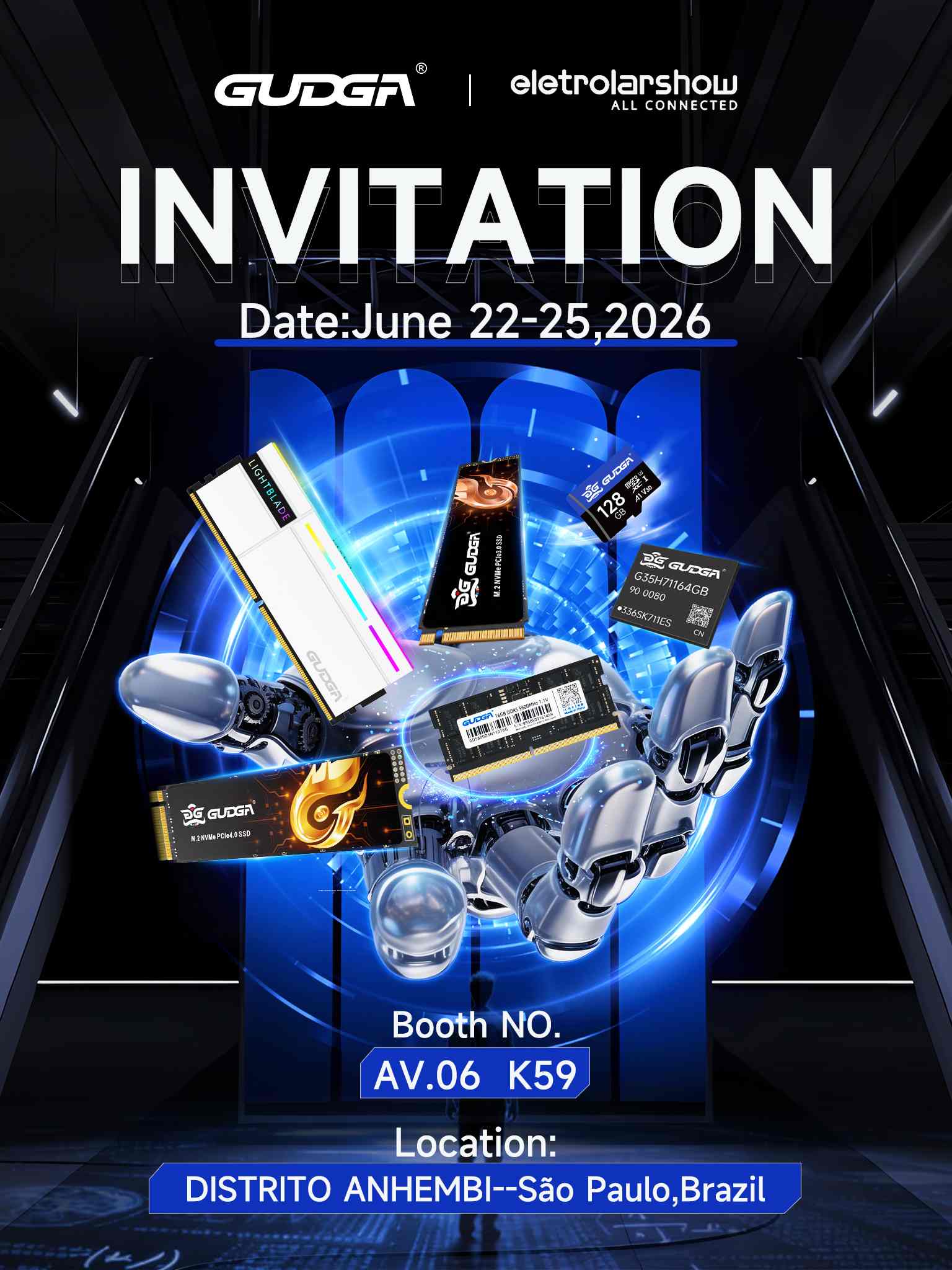 Eletrolar Show 2026 တွင် ကျွန်ုပ်တို့နှင့်ပူးပေါင်းပါ။