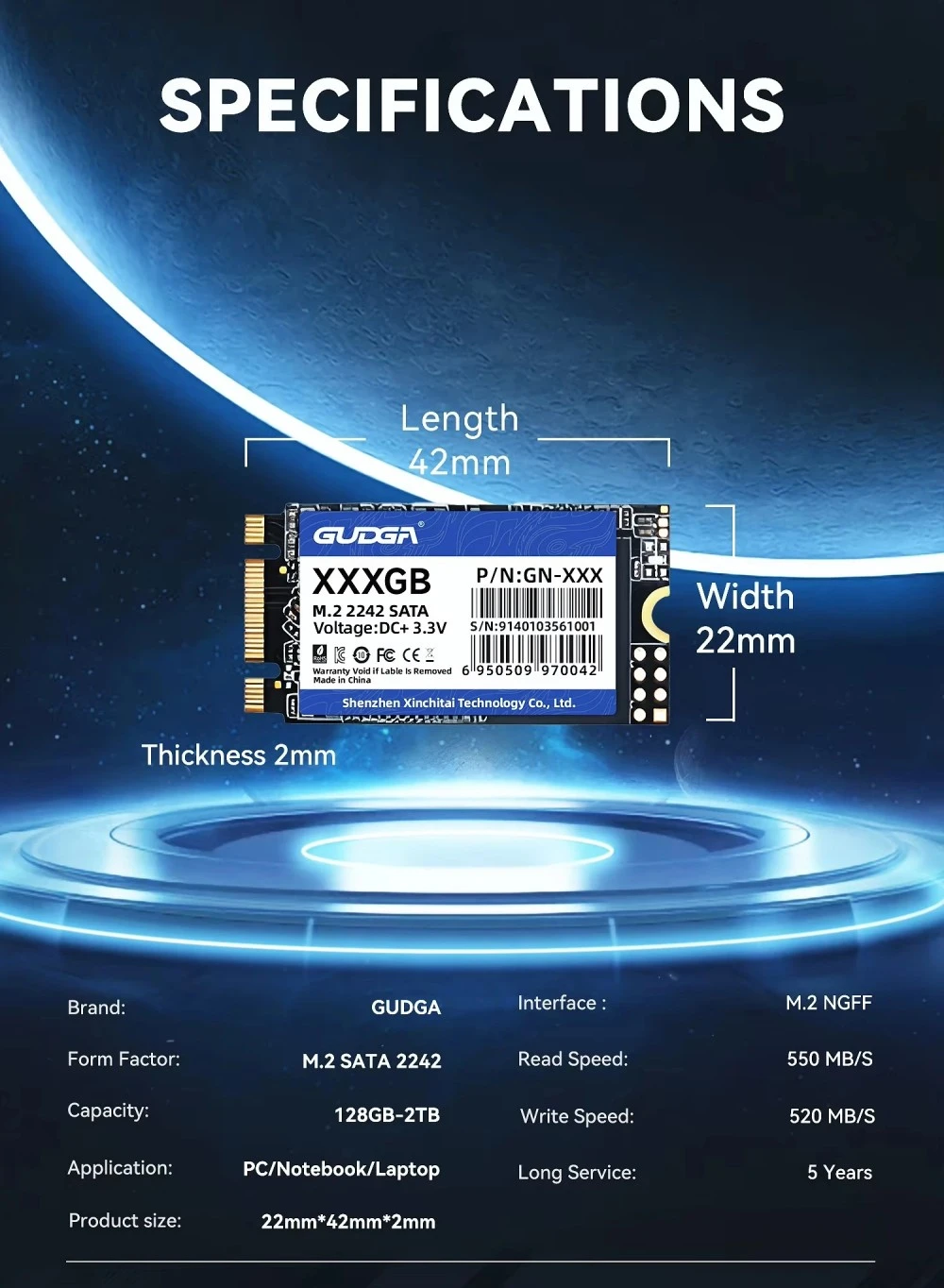 M.2 sata 2280 SSD